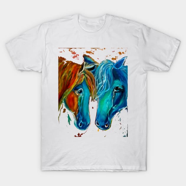 Buckskin Ponies T-Shirt by jennyleeandjim